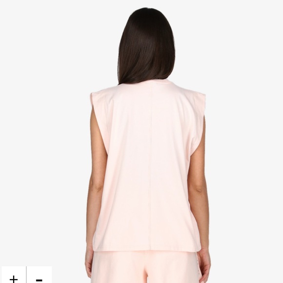 Nike Sportswear Earth Day Pink Tank Gummy Logo 100% Cotton Medium Boxy Baggy - Picture 2 of 10